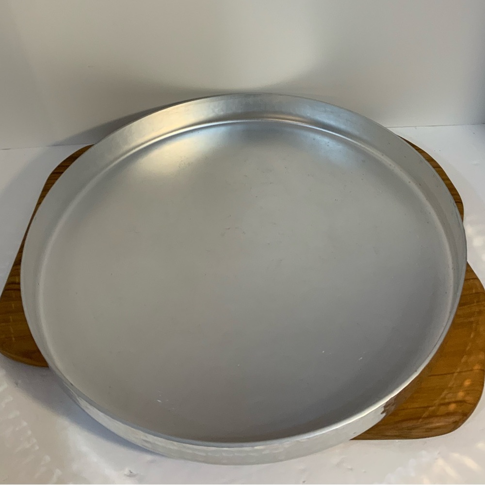 Round Tray 14” Aluminum or Stainless Steal